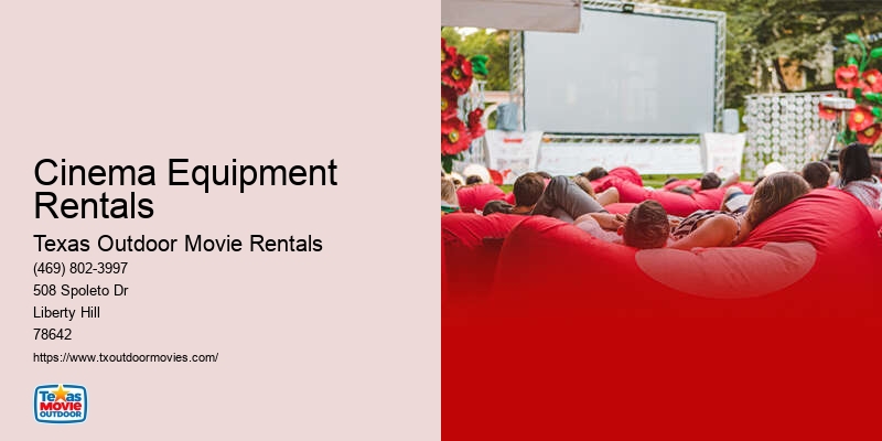 Movie Night Equipment Hire