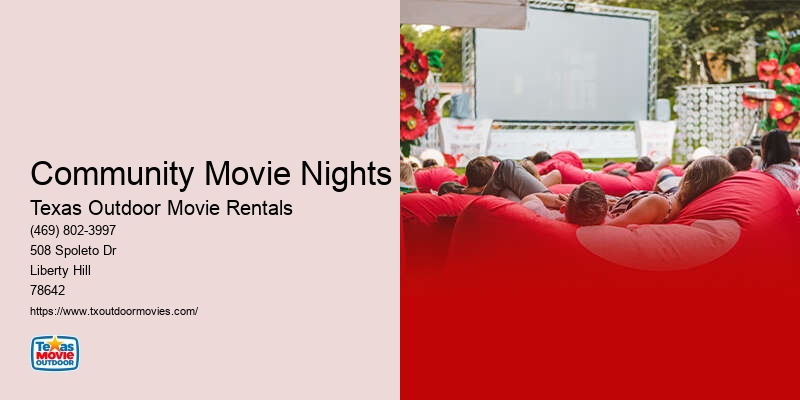 Backyard Movie Night Rental Near Me