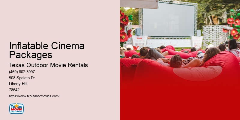 Inflatable Cinema Packages