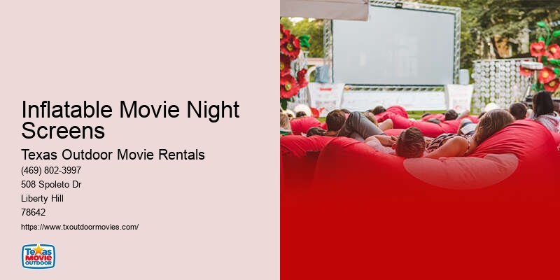 Rent Outdoor Movie Equipment