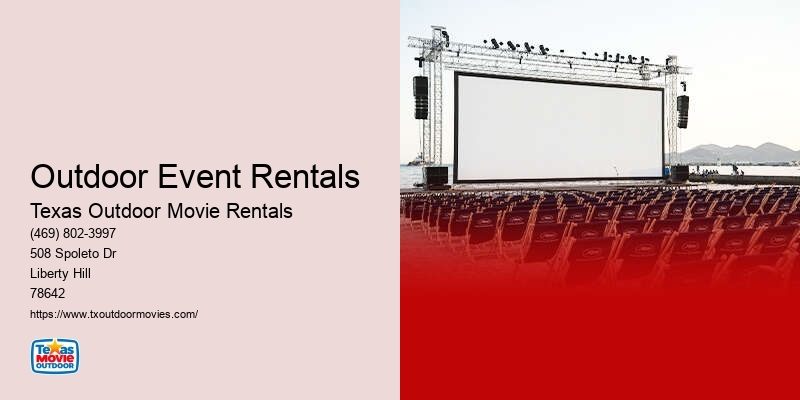 Inflatable Movie Theater Rentals