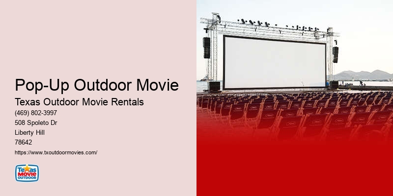 Outdoor Movie Packages