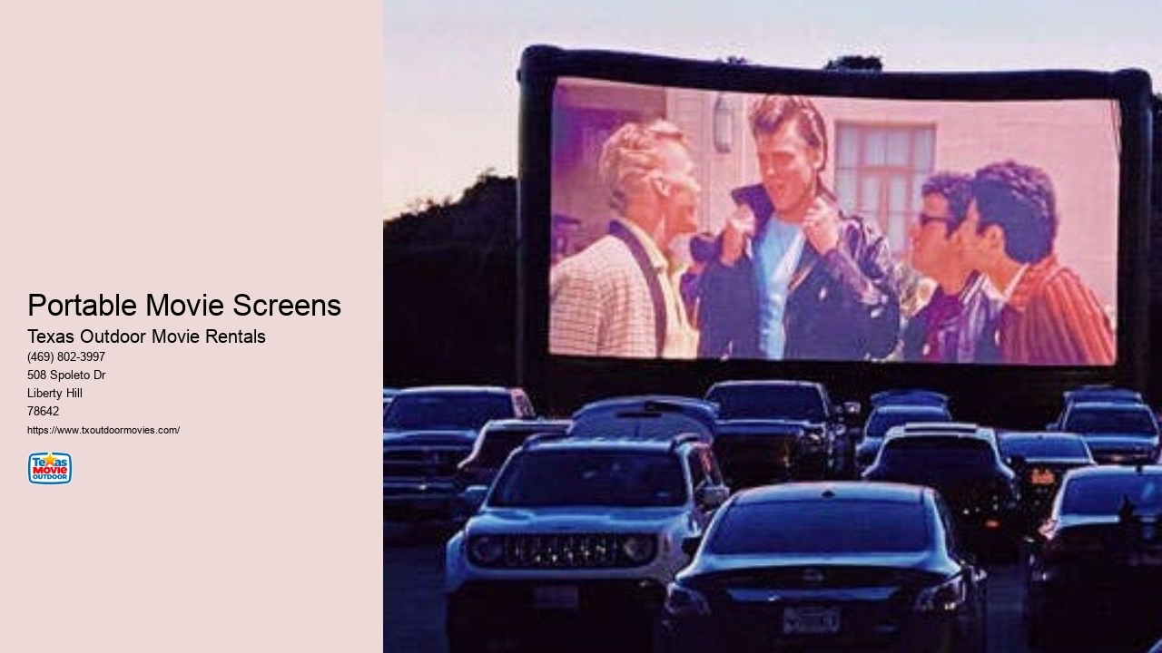 Portable Movie Screens