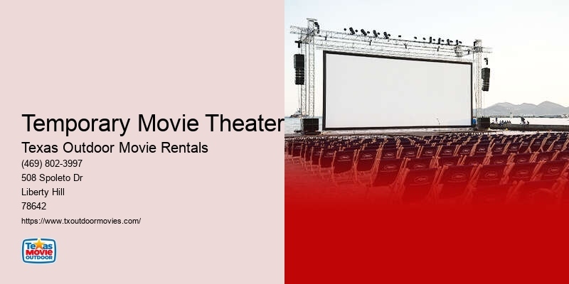 Movie Outdoor Rental